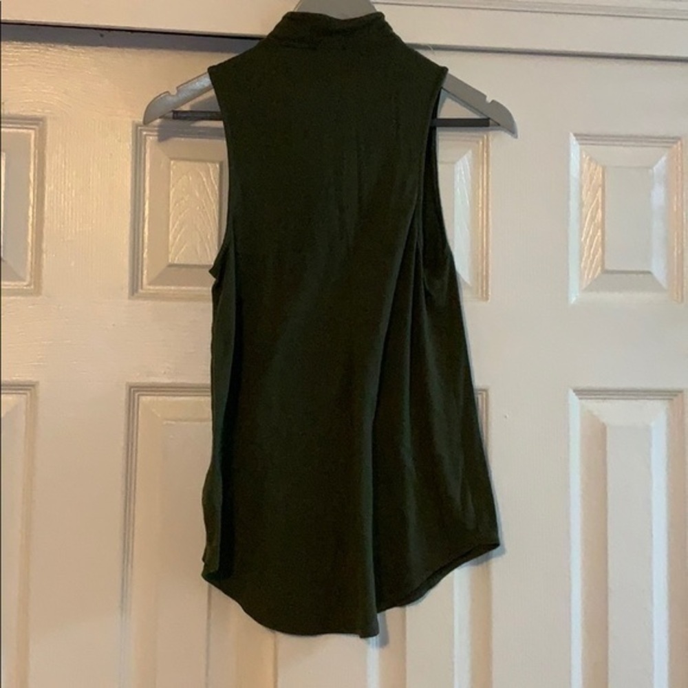 Express Green loose fitting sleeveless top Small - Picture 5 of 8